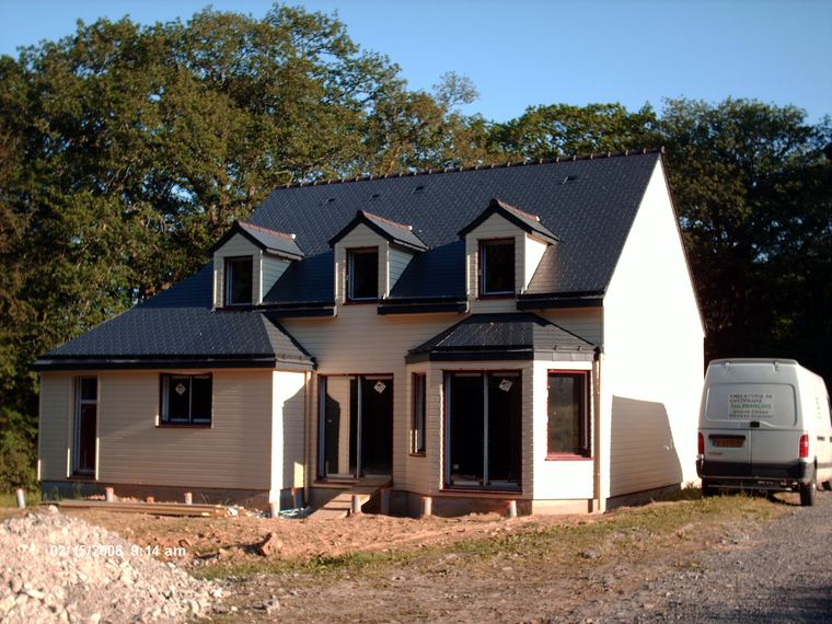 Maison neuve en ossature bois